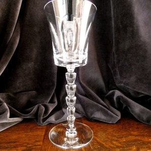 VAL St LAMBERT Crystal, Belgian Crystal Wine Glass, Crystal Stemware, Val St Lambert Belgium, Vintage Crystal Glass