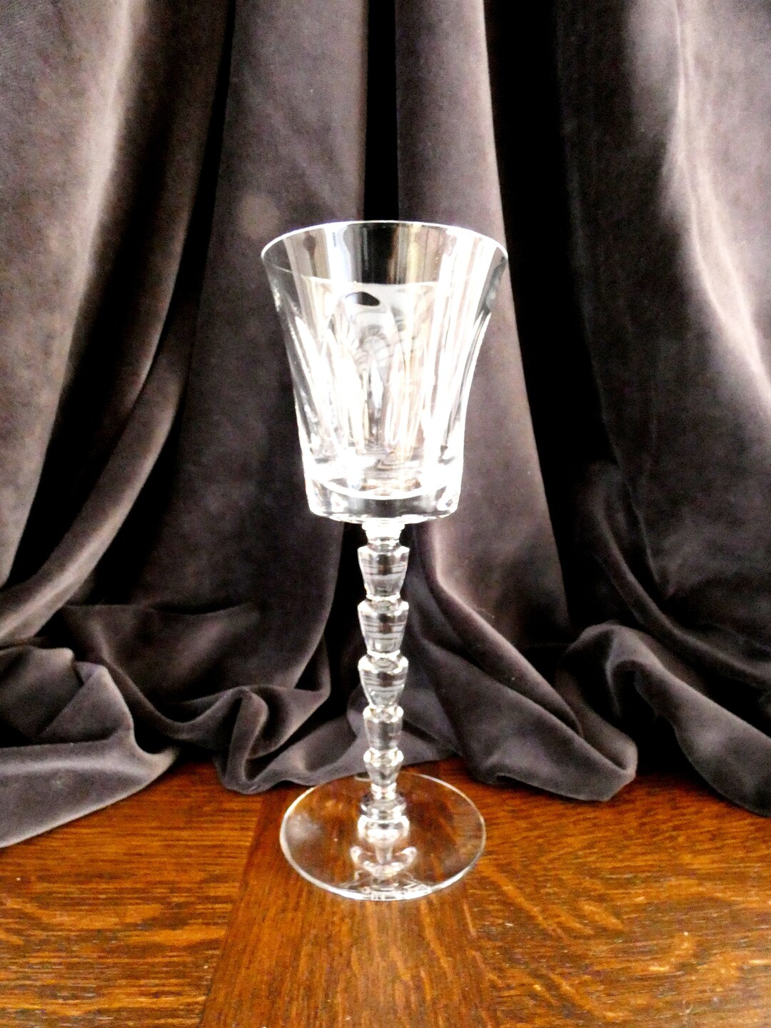 VAL St LAMBERT クリスタル、ベルギー クリスタル ワイングラス