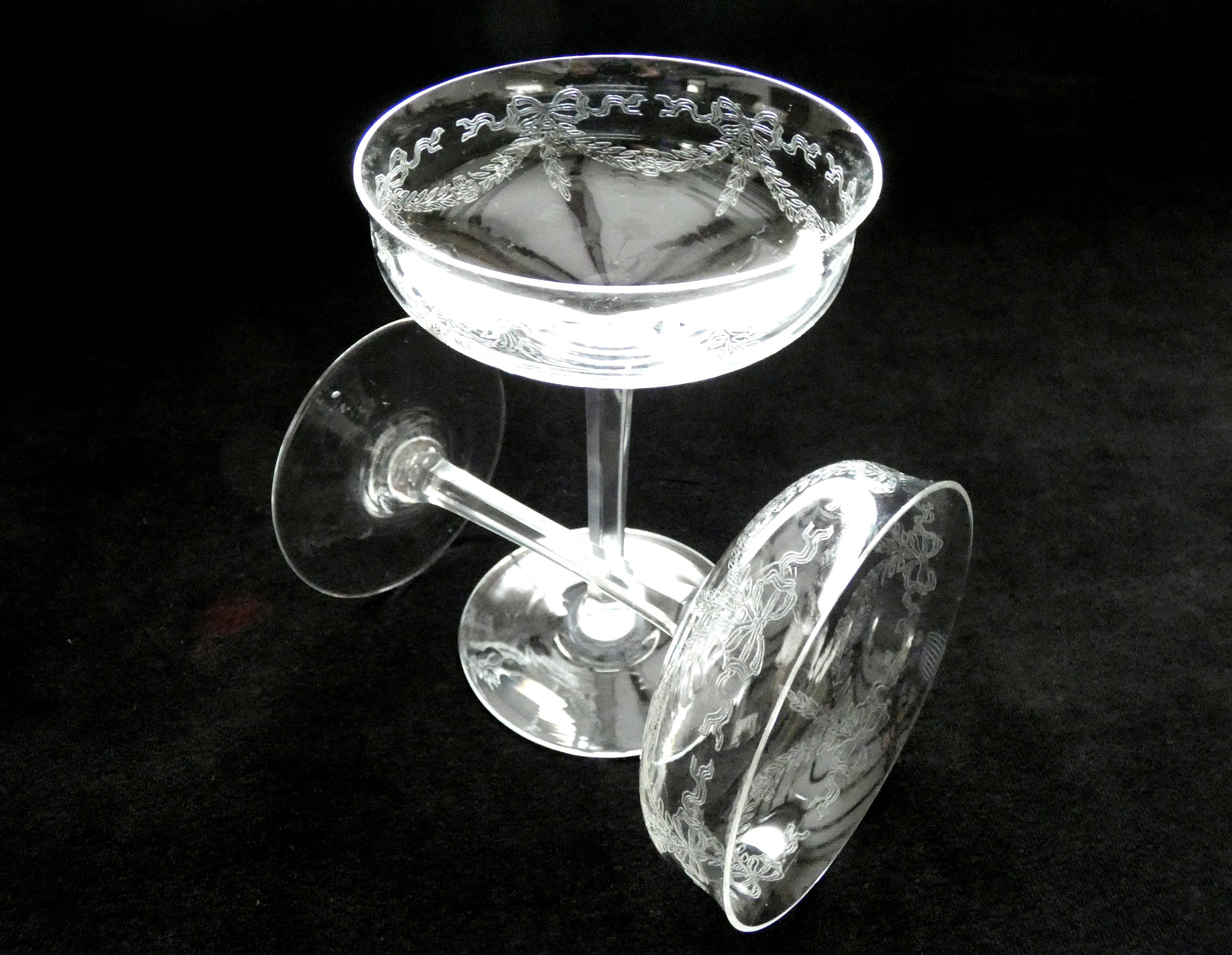 Martini 30 cl - Verre à cocktail cristallin gravé