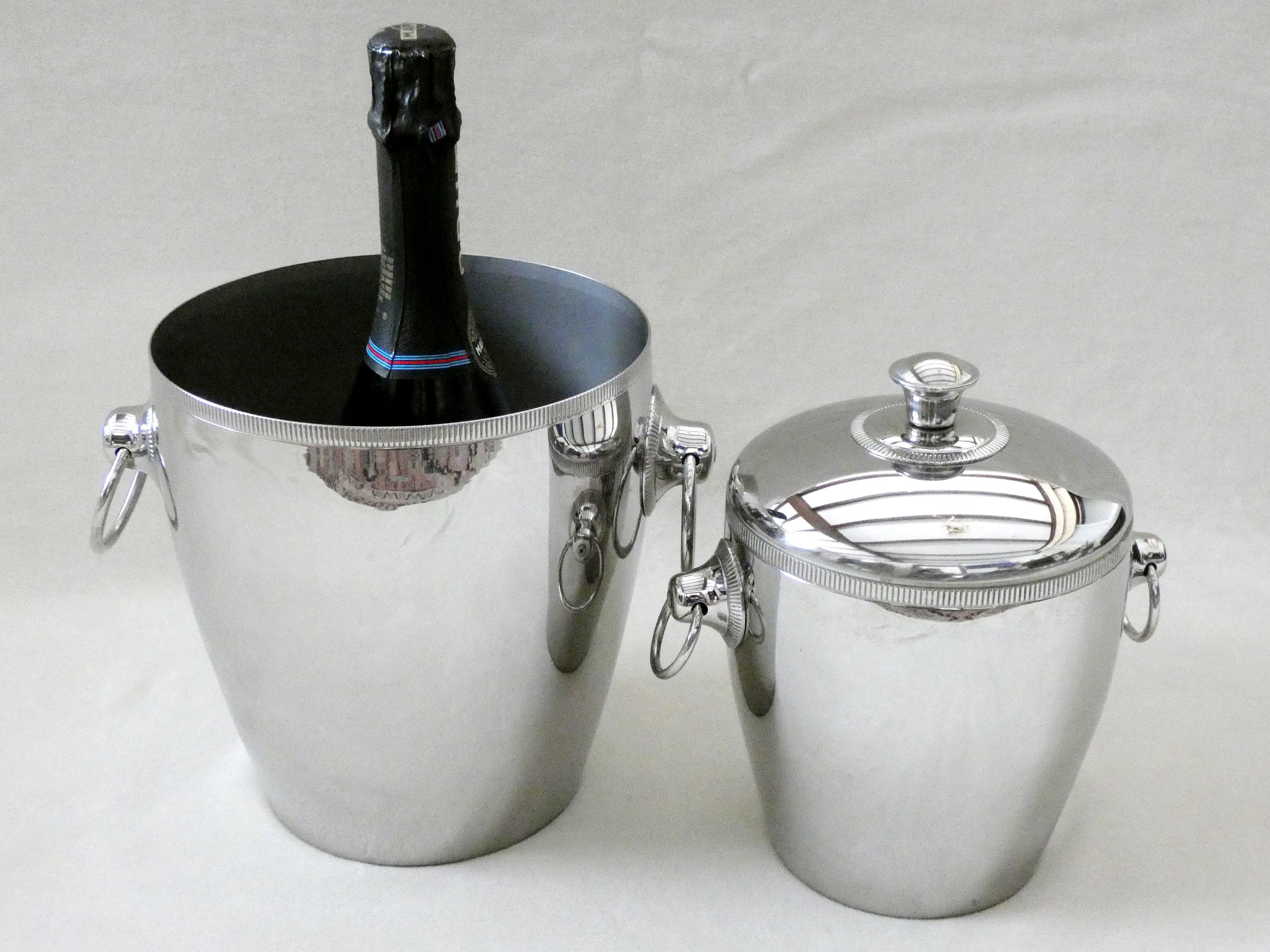 seau à champagne , design MEDICI - Métal argenté - Catawiki