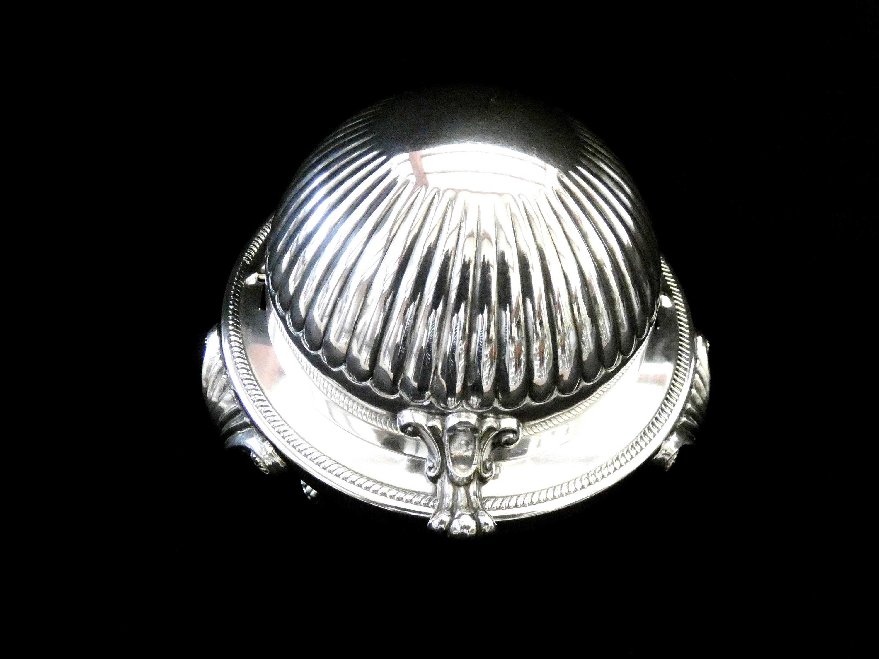 Vintage FB Rogers Silver Caviar Dish, Roll Top Butter Dish, Silver Plated  Caviar Serving Bowl, Revolving Lid Butter Dish/ Caviar Server