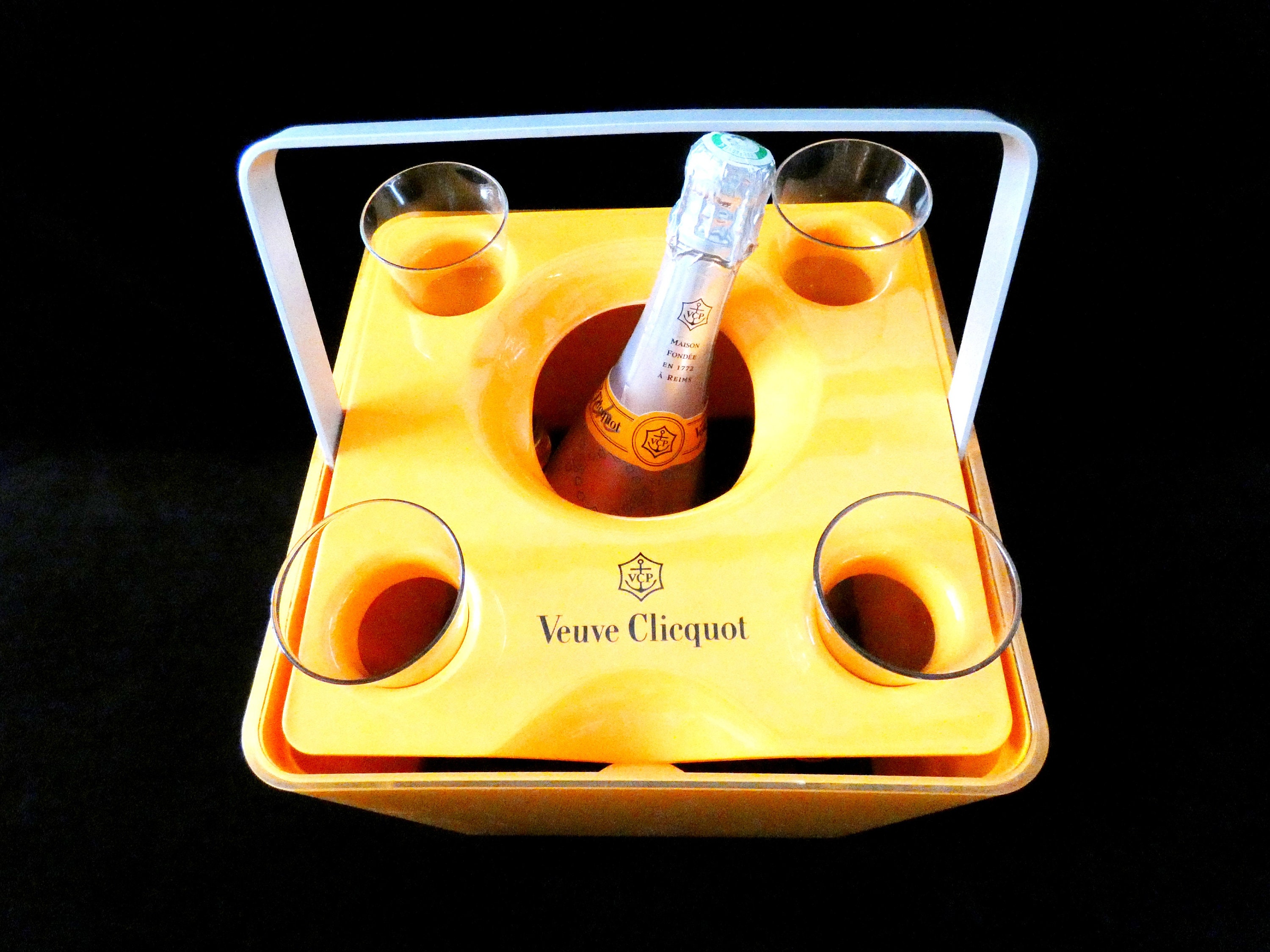 Veuve Clicquot Ponsardin Champagne Paint Box Cooler, Veuve Clicquot Metal  Ice Bucket, Vintage French VCP Decor