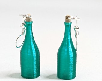 Wine Bottle Earrings