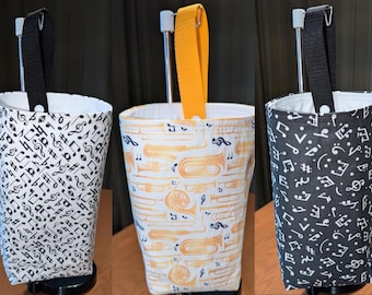Reusable Car Trash Bags - Music