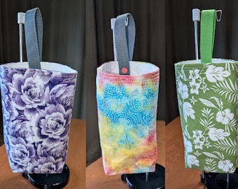 Reusable Car Trash Bags - Flowers
