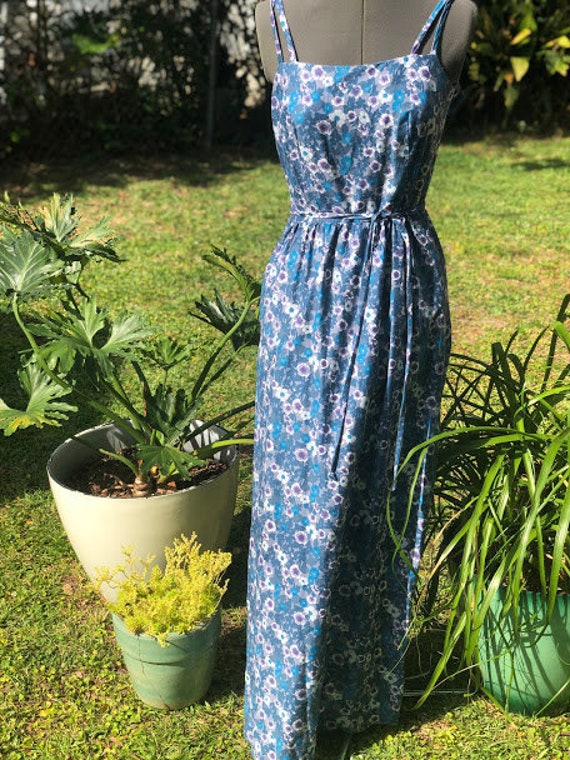 Vintage Malia of Honalulu Floral Dress