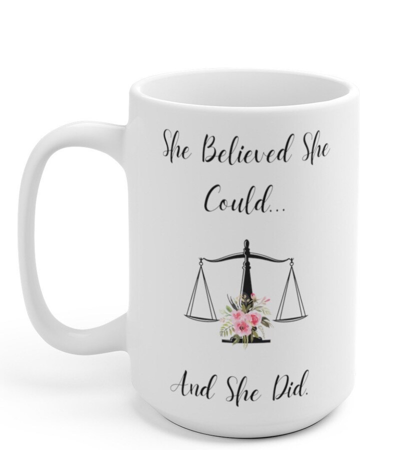 Personalized Lawyer Gift 15oz Mug Law Student Future Etsy