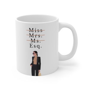 Lawyer Gift, mug, for her, women, law student, Future Lawyer, Law School, Attorney, law school graduation, passing the bar, care package