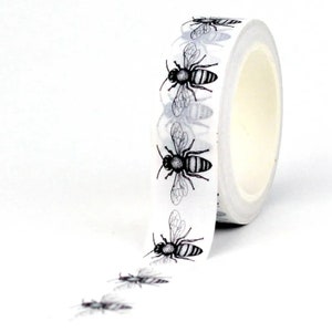 Biene Washi Tape - Tier Washi, Masking Tape - 10m