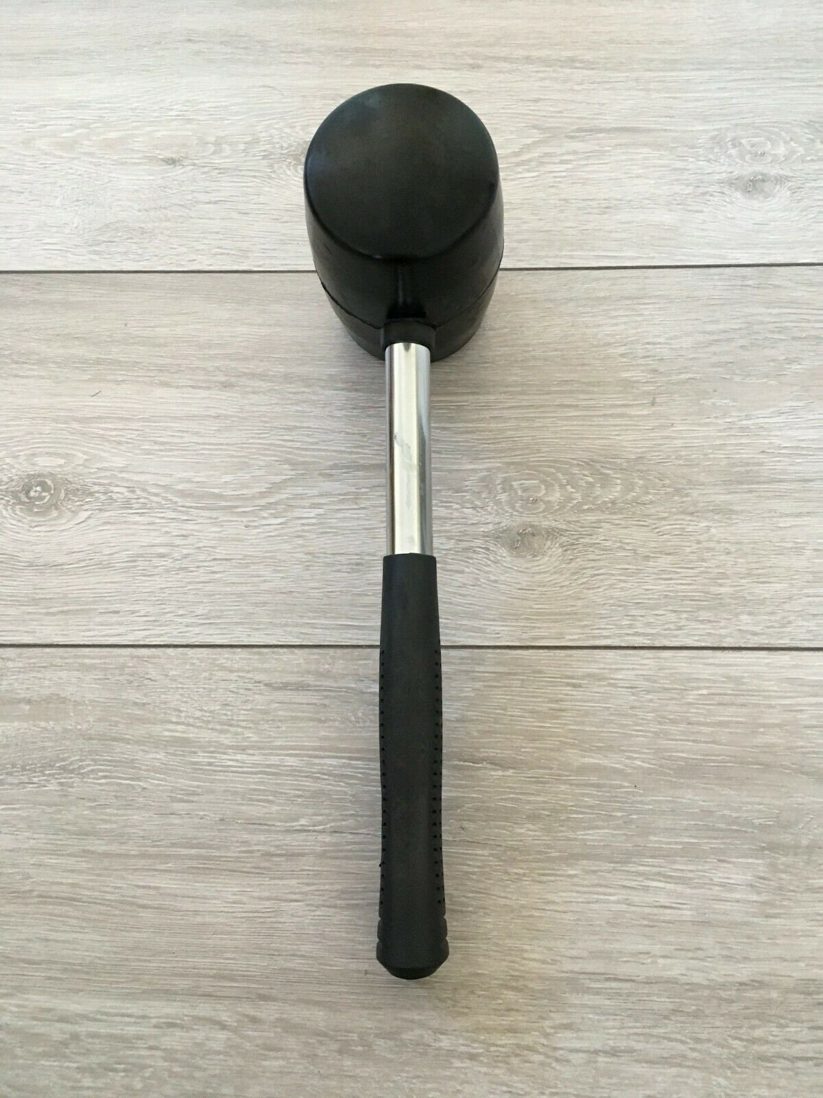 Mazo De Goma Blackspur 16 Oz | Empuñadura De Acero | Herramienta DIY Para Pavimentación, Camping Y Bricolaje