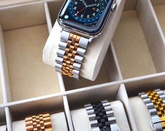 rolex apple watch strap