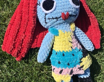Peluche gigante de Sally tejido a crochet / Muñeco de peluche de 60 cm de altura (Artículo físico)