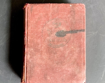 Antique 1914 Webster’s Shorter School Dictionary | G. & C. Merriam Co. | Vintage Schoolhouse Decor | Antique Virginia Textbook