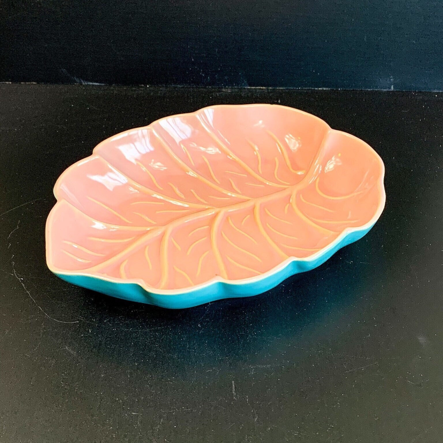 California pottery turquoise serving dish - Etsy 日本