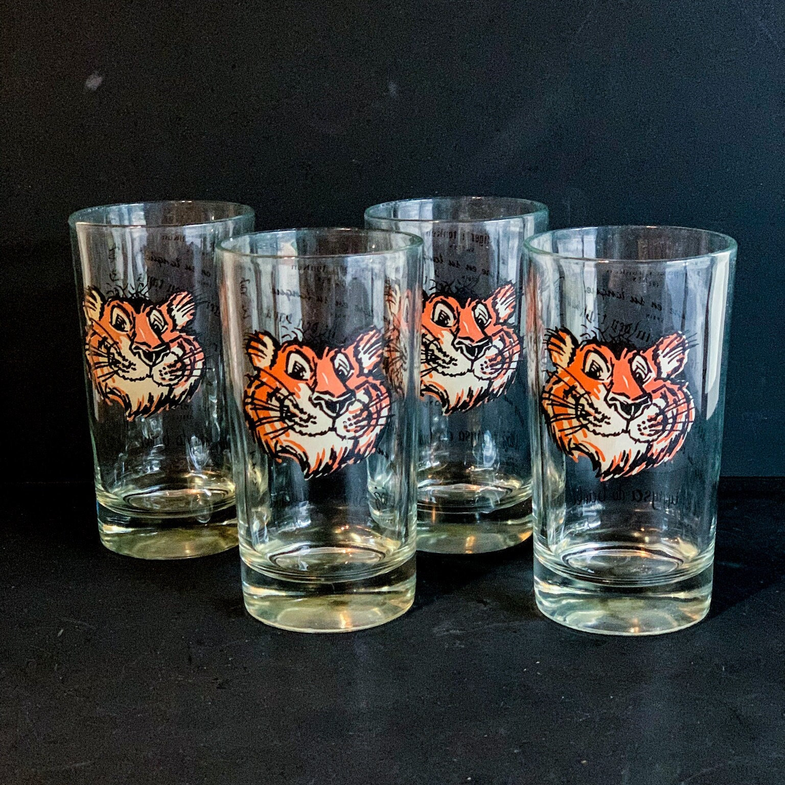Esso Tiger Glasses - Etsy