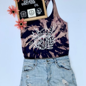 Hippie Mushrooms  | Unisex Tee | Women&#39;s Tank| Hippie Vibes . Summer 21 . Beatles. Groovy. Golden Gratitude Co. GGCo. Cleveland