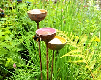 Handmade Bee & Butterfly Water Station: Garden Decoration Gift