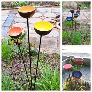 Water Catcher Set of three Garden Sculpture Décor