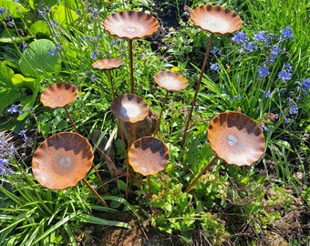 Bee Waterer with scallop detail. Bee and Butterfly Water stations Garden Sculpture