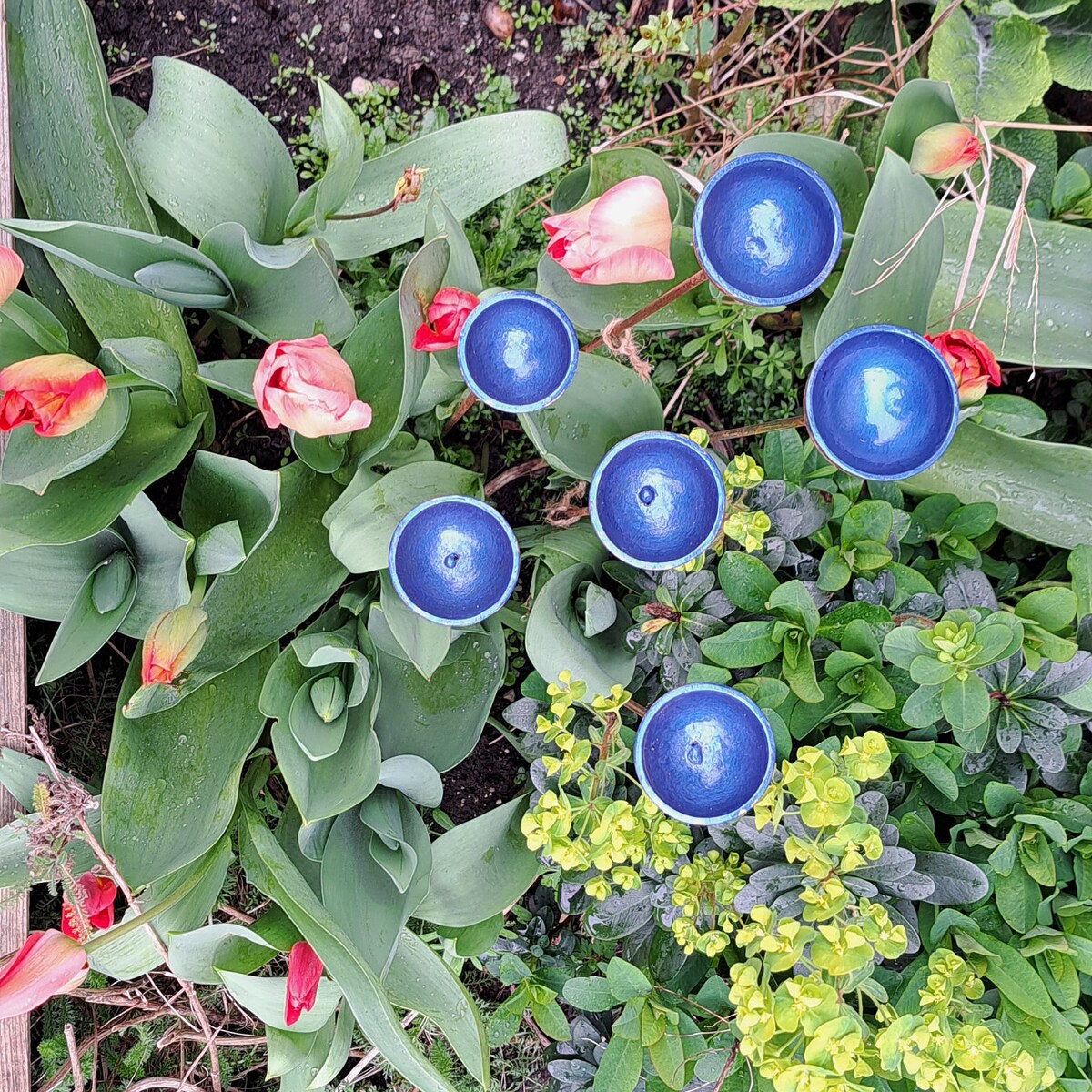 Bee Waterer, Bee Water Stations, Set of Three Cups Garden Sculpture - Etsy
