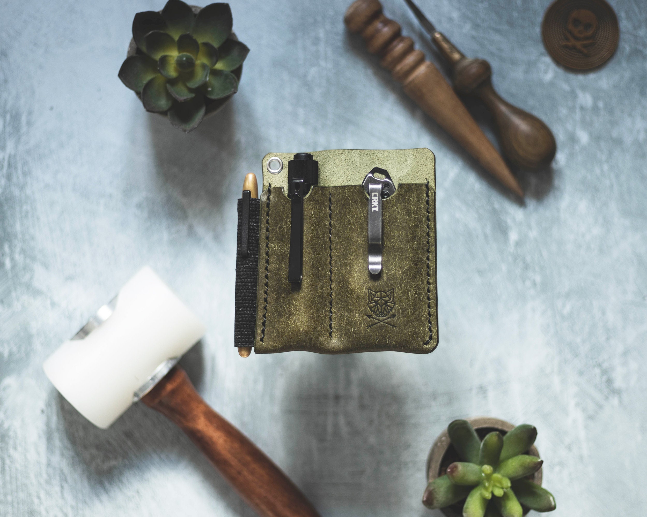 The Drengr - Leather EDC Pocket Organizer