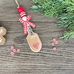 Peppermint Canister Scoop Garland, Farmhouse Scoop Garland, Christmas Garland, Christmas Decor, Farmhouse Tiered Tray Decor