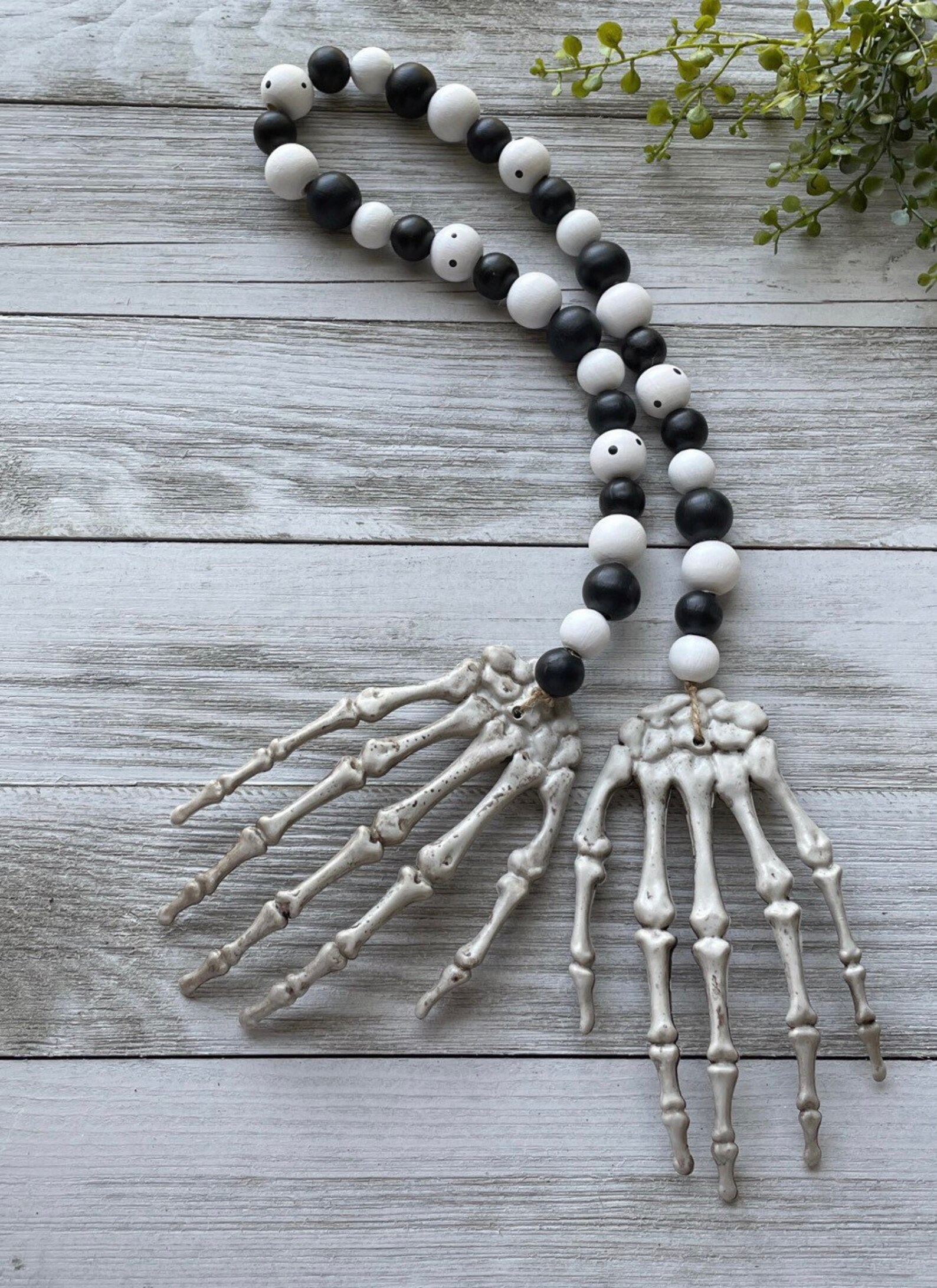 Skeleton Halloween Garland Halloween Decor Farmhouse Etsy
