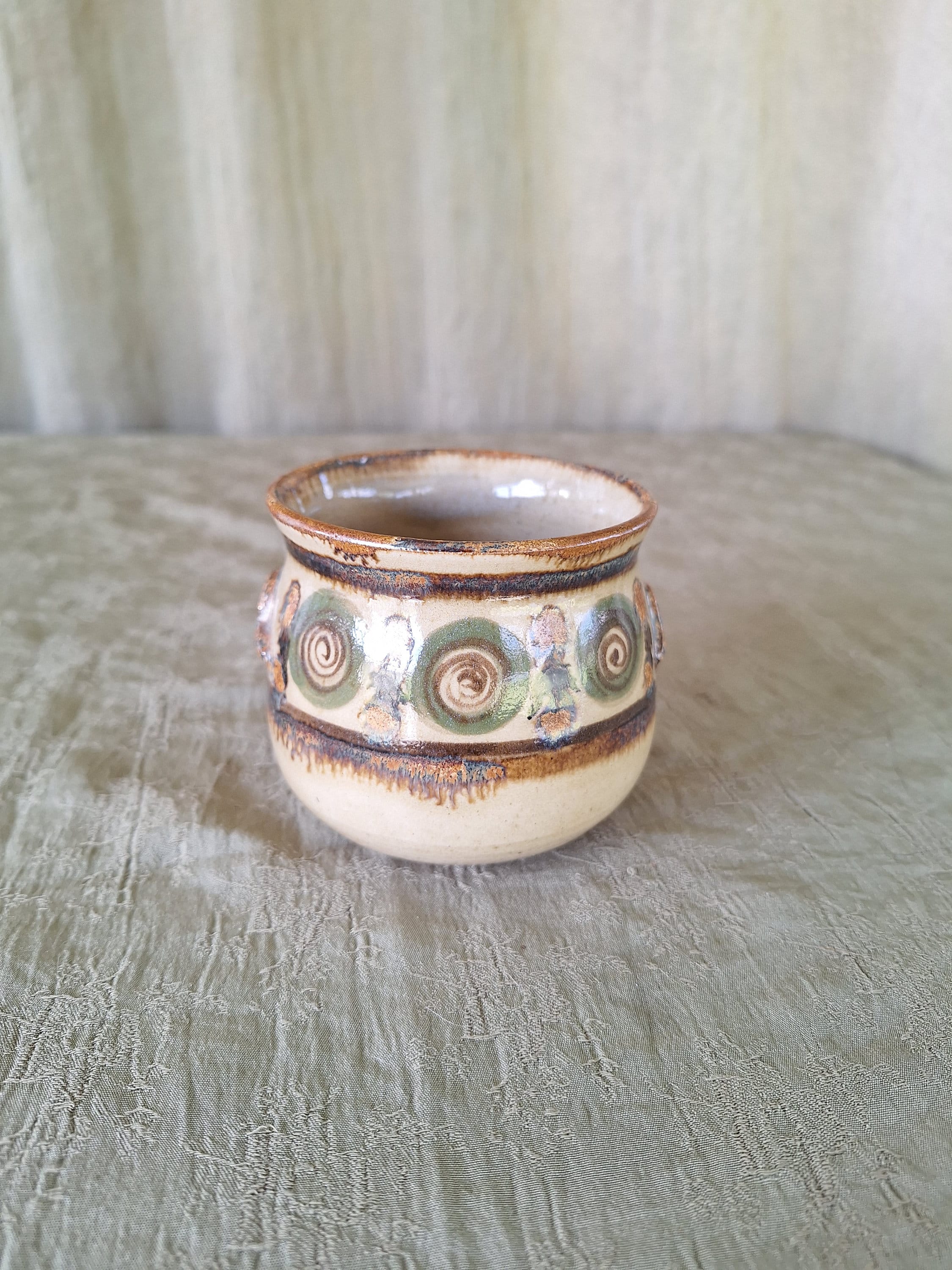 Carlos Villanueva ポット　陶器　ヴィンテージ　フォークアート Carlos Villanueva ポット 陶器 ヴィンテージ フォークアート