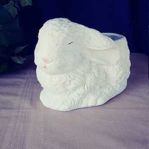 Vintage Bunny Planter