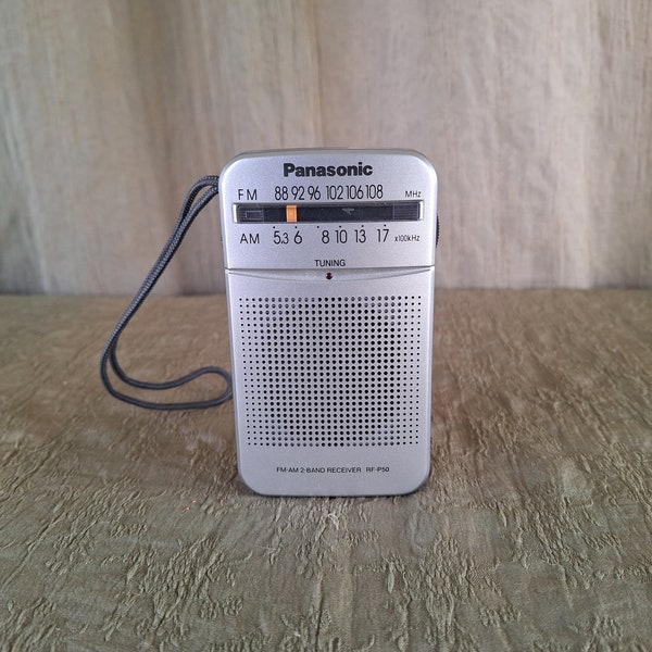 Vintage Panasonic Transistor Radio. Vintage Pocket Transistor Radio.