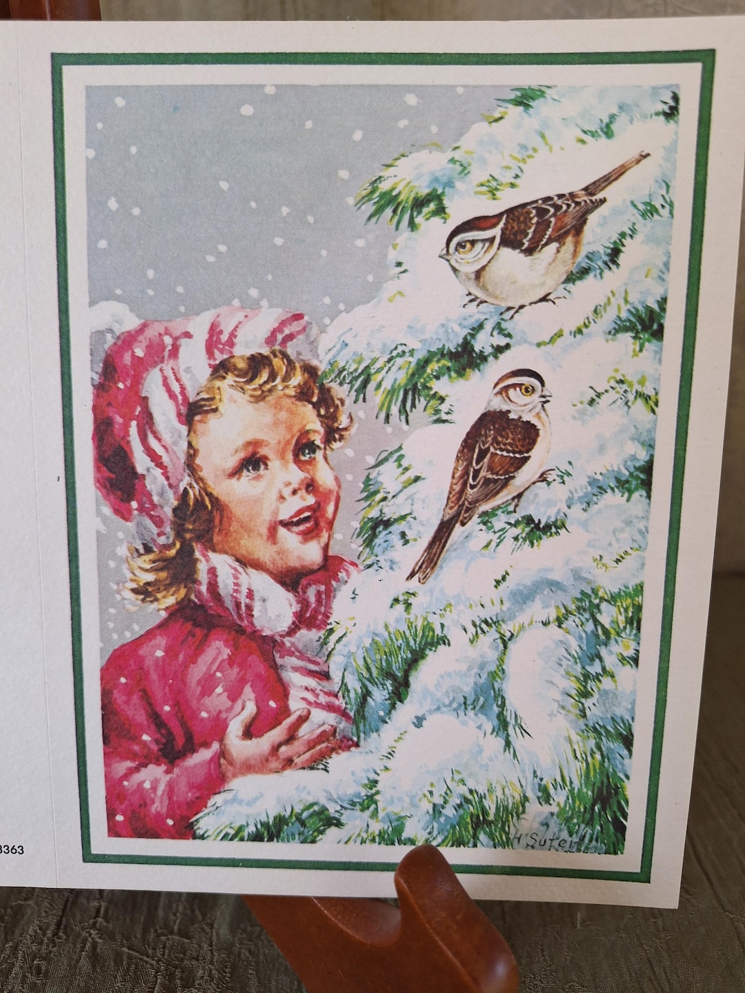 Vintage Christmas Cards. National Wildlife Federation Christmas Cards