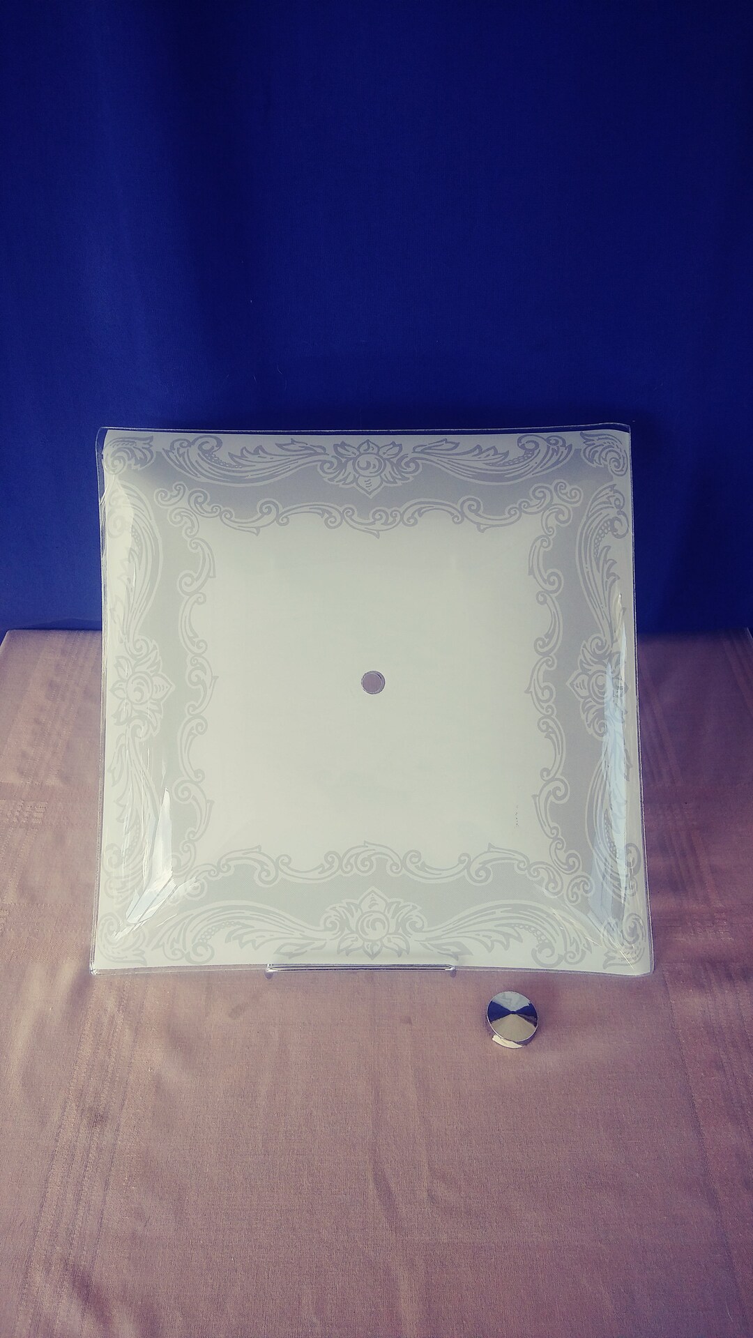 Mid Century Glass Ceiling Light Cover. Etsy