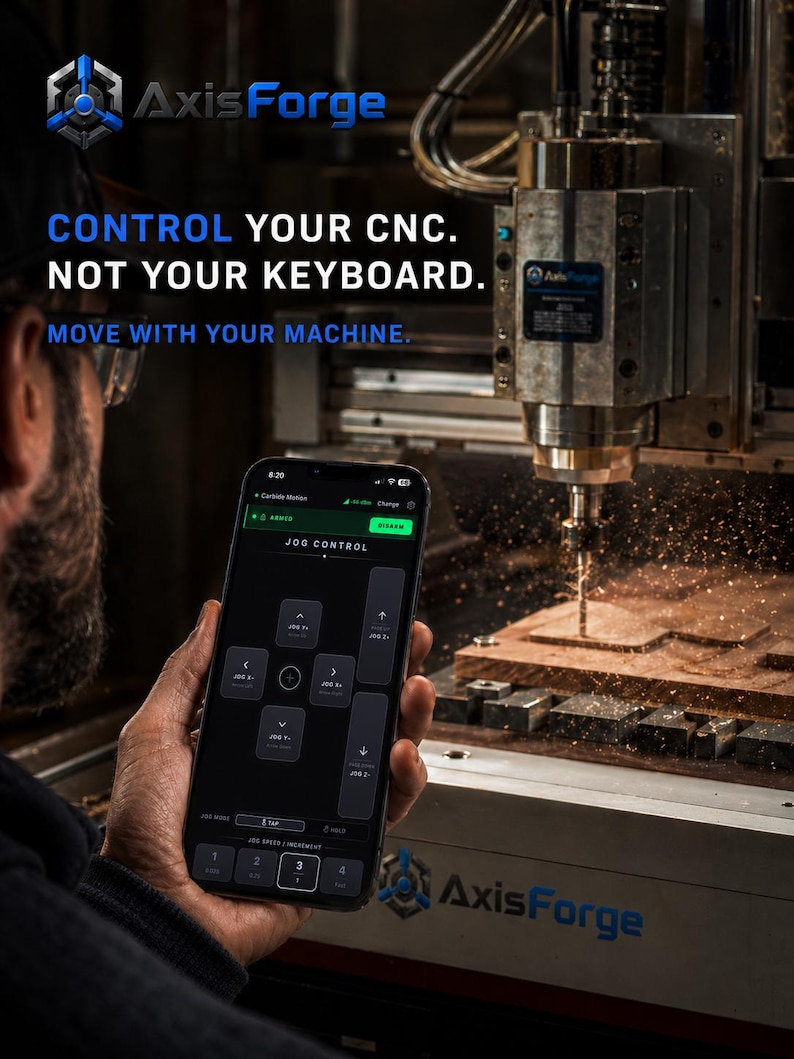 Wireless CNC & Laser Pendant | Bluetooth Jog Controller | Lightburn ...