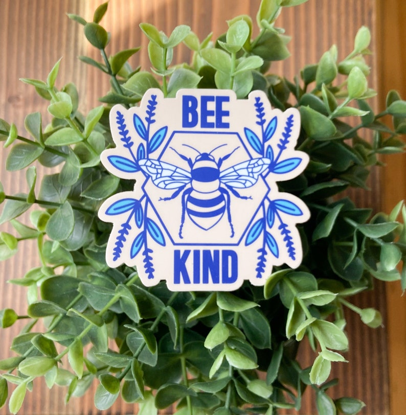 Bee Kind Vinyl Sticker image 2