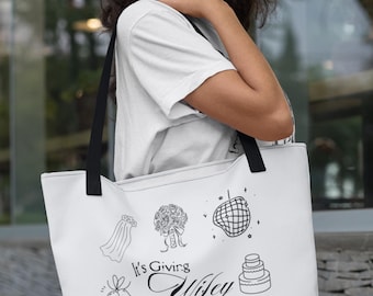 It's Giving Wifey Tote Bag: Bridal Shower Gift