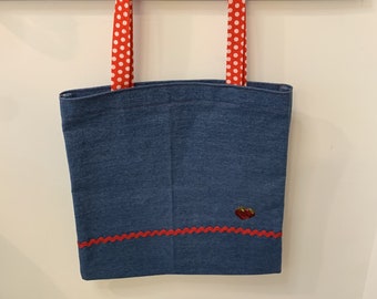 handmade tote bag, gift bag, unique