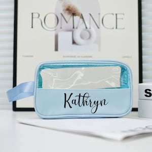 Personalised cosmetic bag/ Cosmetic Organizer/ custom makeup bag/ personalised gift for bridesmaid/ personalized gift for her