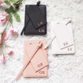 Personalized Bridesmaid Gifts Custom Passport Cover Luggage Tag Travel set Maid of Honor Gift Bachelorette Party  Gift for groomsman brides product logo