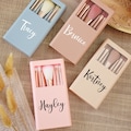 Personalized Makeup Brush Set/Gift for Woman/Ultimate Portable Make-up BrushSet/Bridesmaid Gifts/Bridesmaid Makeup Brush/Travel Gift for Her product logo