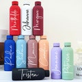 Personalized Bottle/ Custom Water Bottle/ Water Bottle/ Wedding Tumbler/ Bridesmaid Gift/ Bridesmaid Proposal/ Bridesmaid Tumbler/ Tumbler product logo