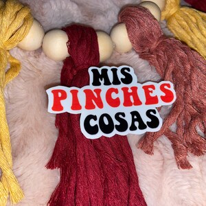 Latino - mexican vinyl sticker Mis pinches cosas sticker