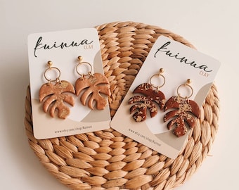 Jani earrings. Polymer clay earrings. Handmade.