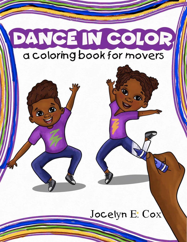 Digital Download, Dance in Color Coloring Book: Diverse Dance Styles - Etsy