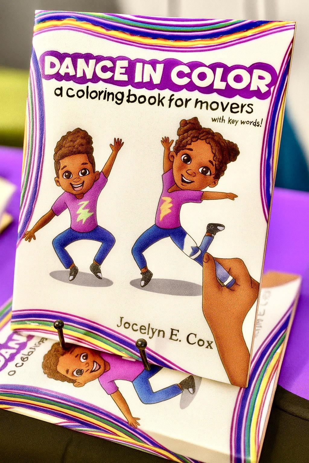 Coloring Book, Dance in Color, Diverse Styles, Diverse Characters, All ...
