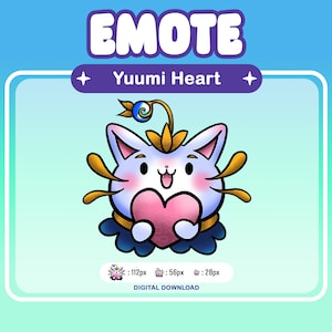 Emote League of Legends: Yuumi Heart for Discord, Twitch Streaming PNG