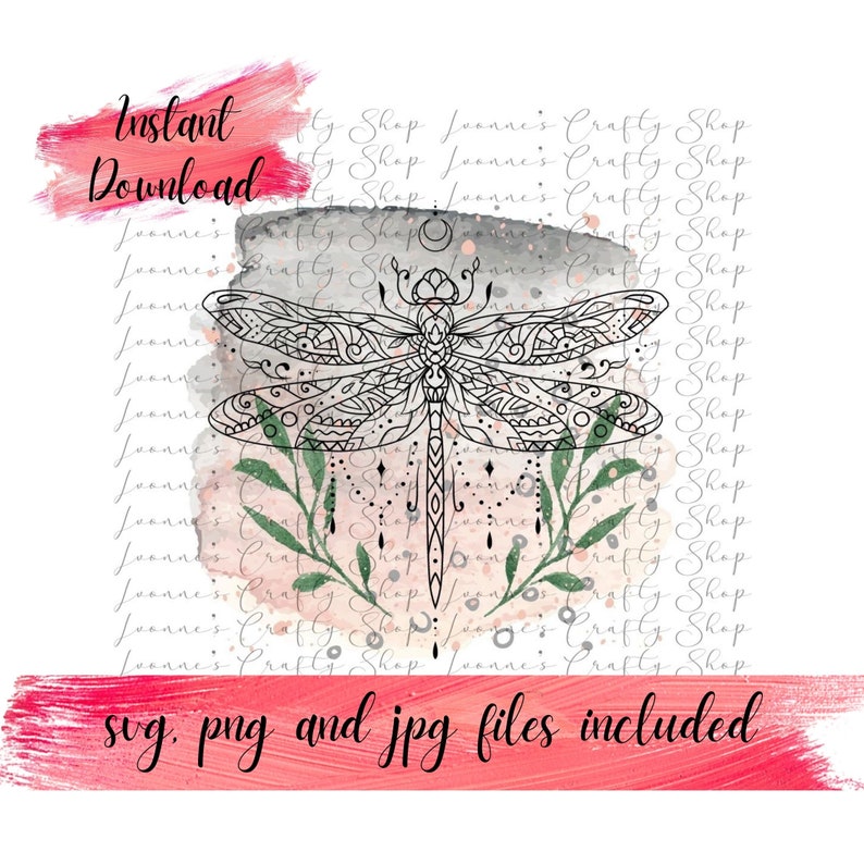 Dragonfly Digital Download Png Jpg and Svg Files Are - Etsy