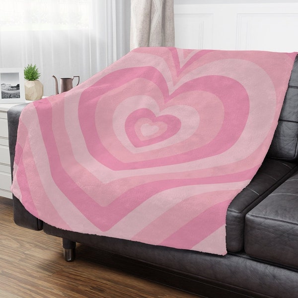 Hearts Blanket - Etsy