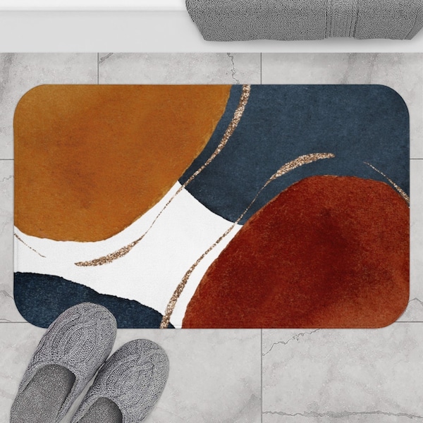 Navy Bathroom Decor - Etsy