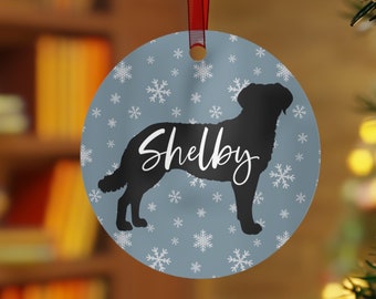 Personalized Chesapeake Bay Retriever Ornament, Chessie Gifts, Custom Name Dog Ornament, Chessie Mom Gift, Dog Christmas Decor, Pet Ornament