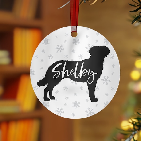 Personalized Chesapeake Bay Retriever Ornament, Chessie Gifts, Custom Name Dog Ornament, Chessie Mom Gift, Dog Christmas Decor, Pet Ornament